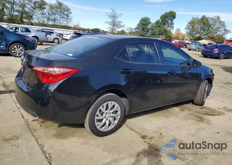 2019 Toyota Corolla L z USA, uszkodzony, nr VIN 5YFBURHE2KP923428